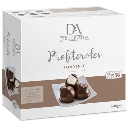 Profiteroles Dark Chocolate 500g  (Frozen) EXP.30/05/24