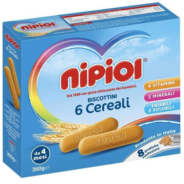 Biscuit 6 Cereal Nipiol 360g (FROM 4 MONTHS) - Good Food