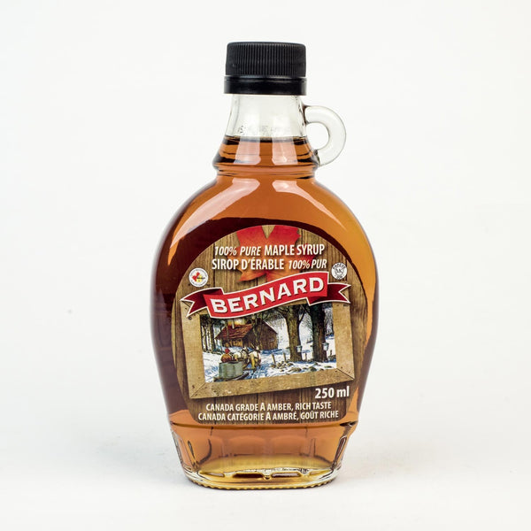 Canadian 100% Natural Maple Syrup 250ml BERNARD - Good Food