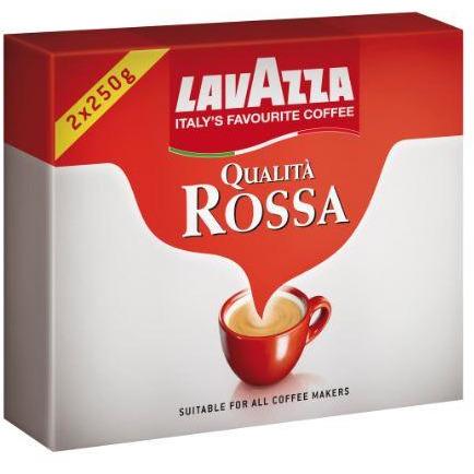 Ground Coffee Lavazza Qualita' Rossa 2 Packets of 250g LAVAZZA - Good Food