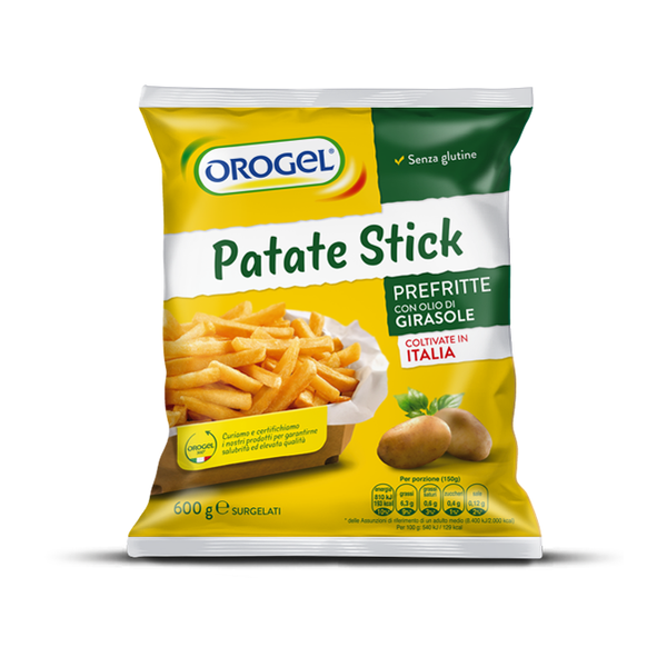 Potatoes Pre-Fried Sticks 600g (FROZEN) - Good Food