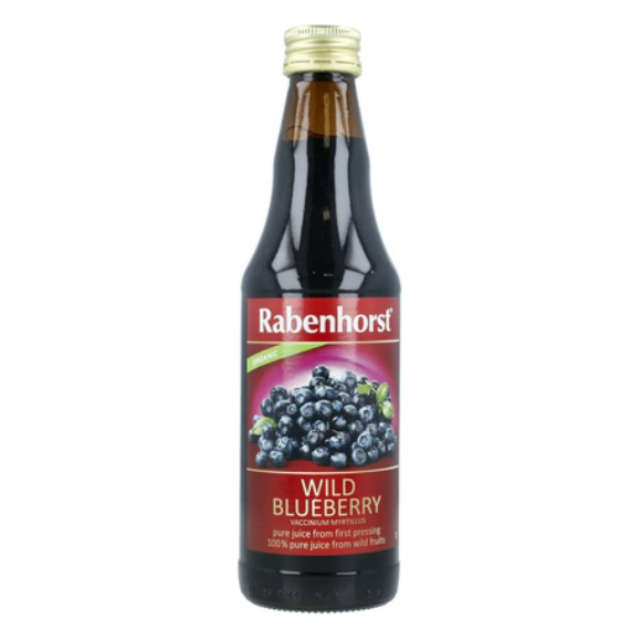 Pure Organic Blueberry Juice 330ml Rabenhorst From Germany
