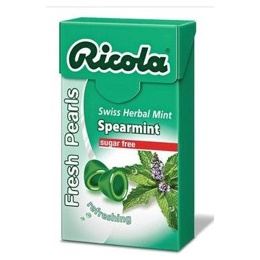 Ricola pearls - spear mint 25g