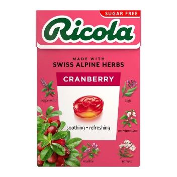 Ricola lozenges - cranberry 40g