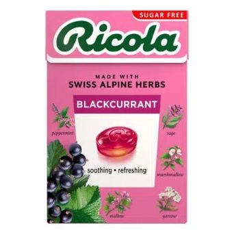 Ricola lozenges -blackcurrant 40g