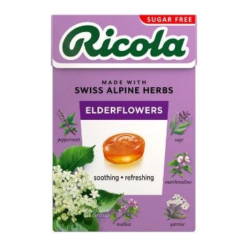 Ricola lozenges -elderflowers 40g