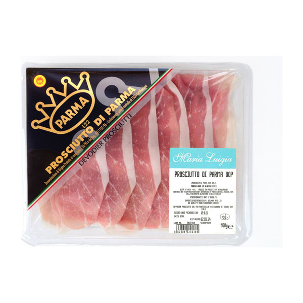 Prosciutto di Parma DOP Slices 100 G - Cured 18 Months LAID BY HAND