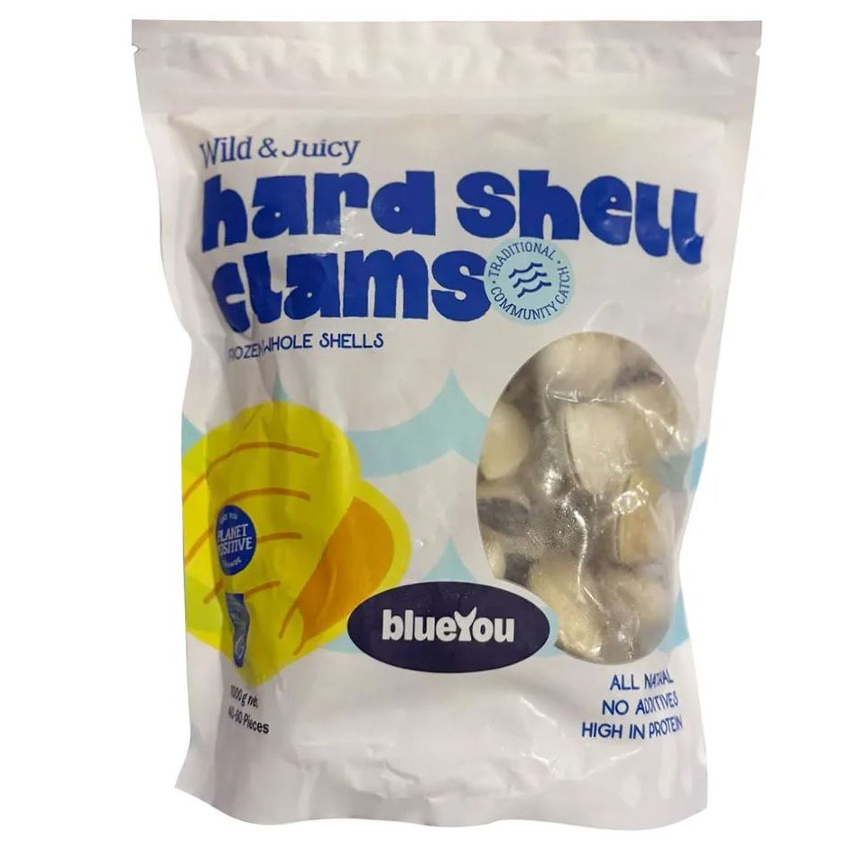 Battery Shell Clam Hard-Shell Clams Partially Cooked 40–60 Pcs/kg - 1kg All Natural & Msc