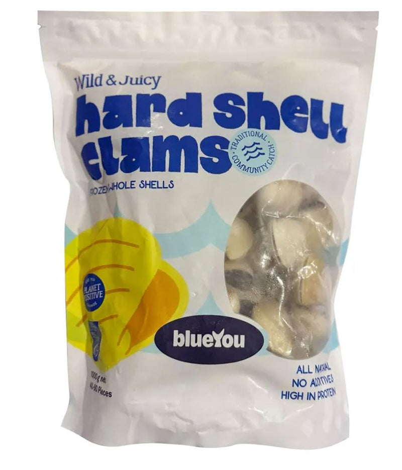 Hard-Shell Clams Partially Cooked 40–60 Pcs/kg - 1kg All Natural & Msc Certified