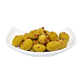 Seasoned green olives 250g Ficacci