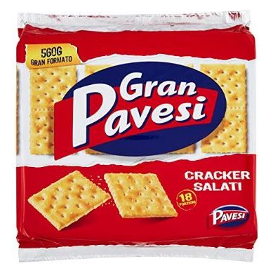 Crackers Salted 560g PAVESI