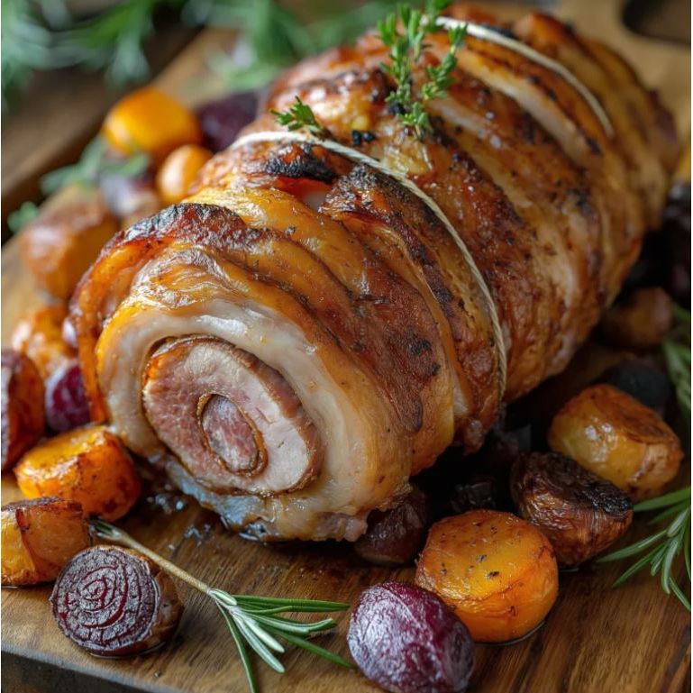 Rolled Canadian Rare Breed Pork Loin Roast +- 800g