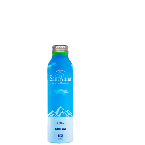 Natural Water – 0.5L Reusable Aluminium Bottles-Sant’Anna
