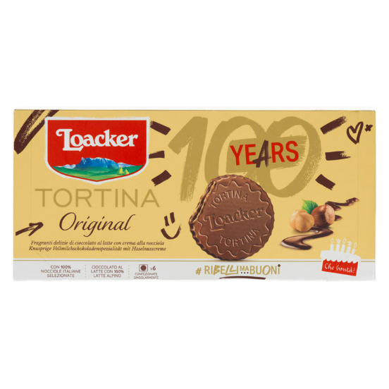 Tortina Original 3 Pcs -21 g Loacker From Italy