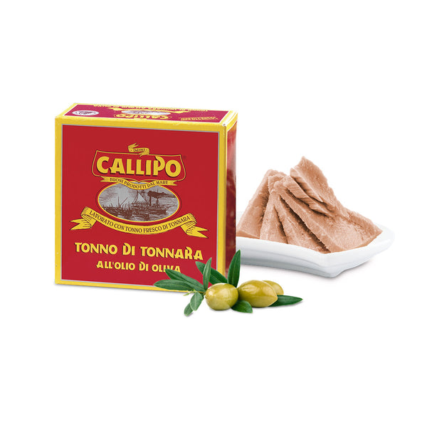 BlueFin Tuna in olive oil 160g Callipo (TONNO DI TONNARA)