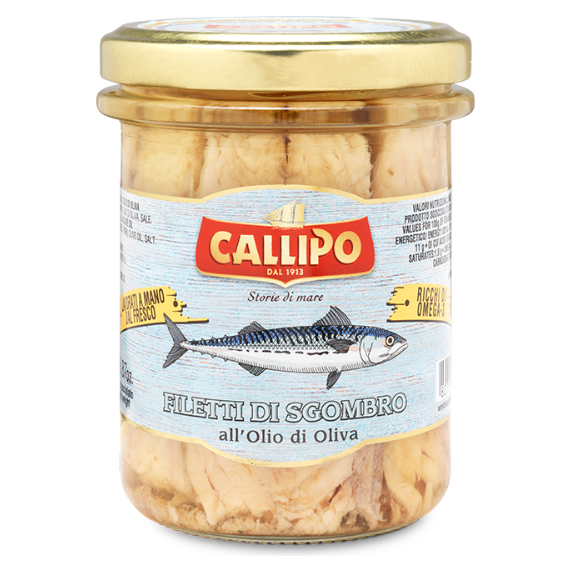 Fillets of Mackerel in Olive Oil 290g Callipo
