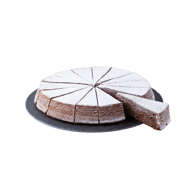 Caprese chocolate cake precut 14 pcs -900g (Frozen)EXP.23/7/2024