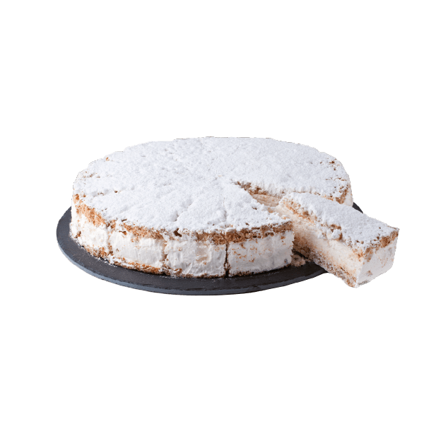 Ricotta cheese & pear cake precut 14 pcs -1.2 kg (gluten free) EXP.27/07/24