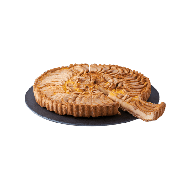 Apple pie cake precut 14 pcs -1.2 kg (Frozen)EXP.27/7/2024