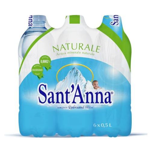 Natural Water 6 X500ml Sant'Anna