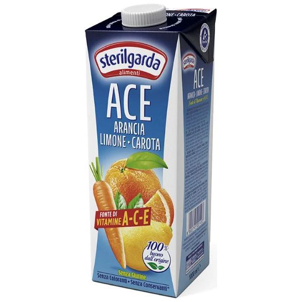 A.C.E. (Lemon ,Orange, Carrot ) Juice 1 Lt STERILGARDA