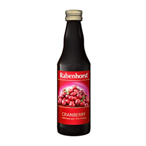 Pure Organic Cranberry Juice 330ml Rabenhorst From Germany