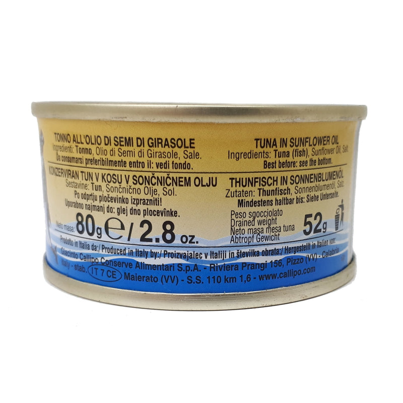 Yellowfin Tuna in oil 80g