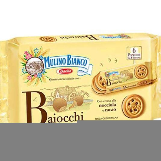 Baiocchi Hazelnut Snack 6 packages Total 336g MULINO BIANCO - Good Food