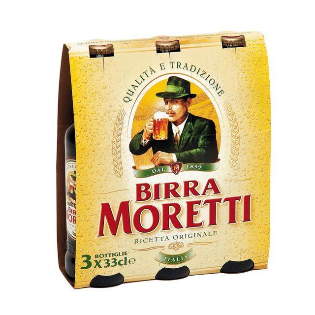 Beer Moretti Beer 33clX3 - Good Food