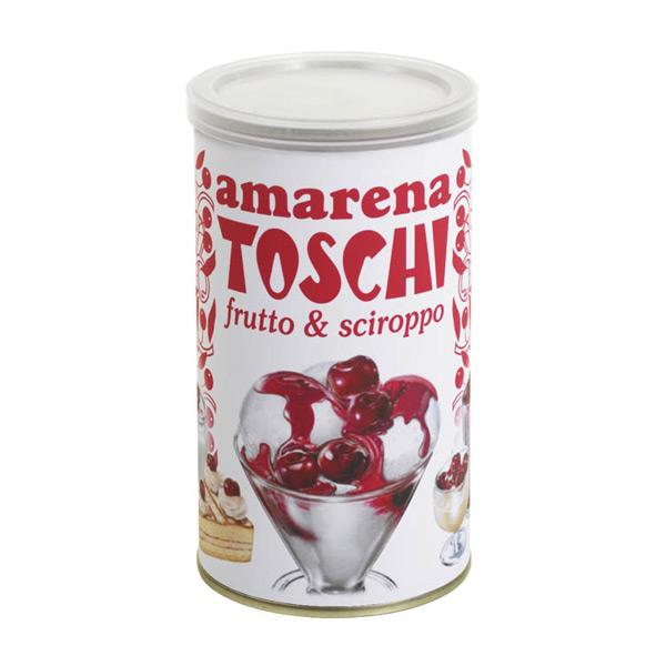 Candied Sour Cherries Fruit and Syrup 400g TOSCHI - Good Food