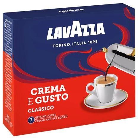 Ground Coffee Crema e Gusto 2 Packets of 250g LAVAZZA - Good Food