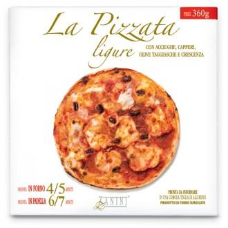 Ligurian pizzata with anchovies,cappers,taggiache olives 360g - Good Food