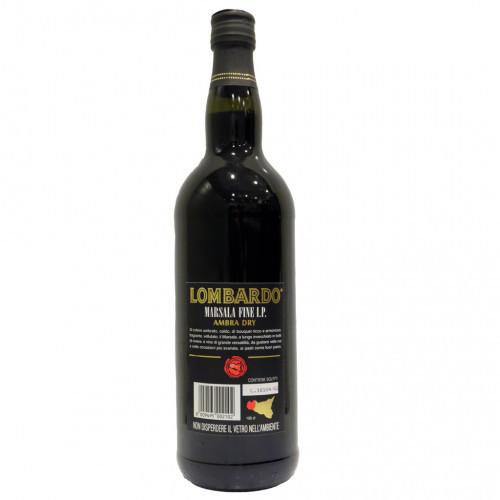 Marsala Wine DOC DRY 1 Lt 17% Lombardo - Good Food