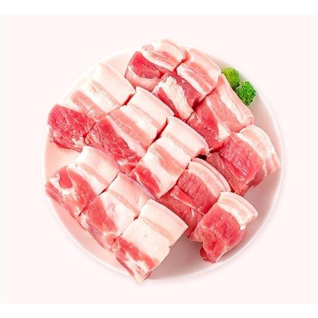 Pork belly skin-on dice 250g (frozen) (spain/holland) - Good Food