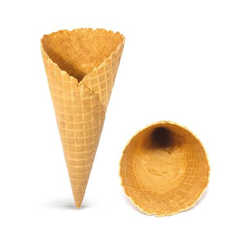 Rolled Cone for ice Cream 15 Pieces - 175g Gecchelle - Good Food