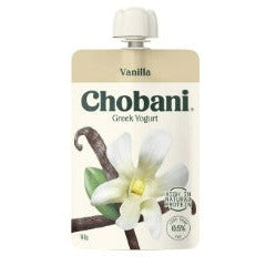Chobany Vanilla Greek Yogurt 140g - Pouch